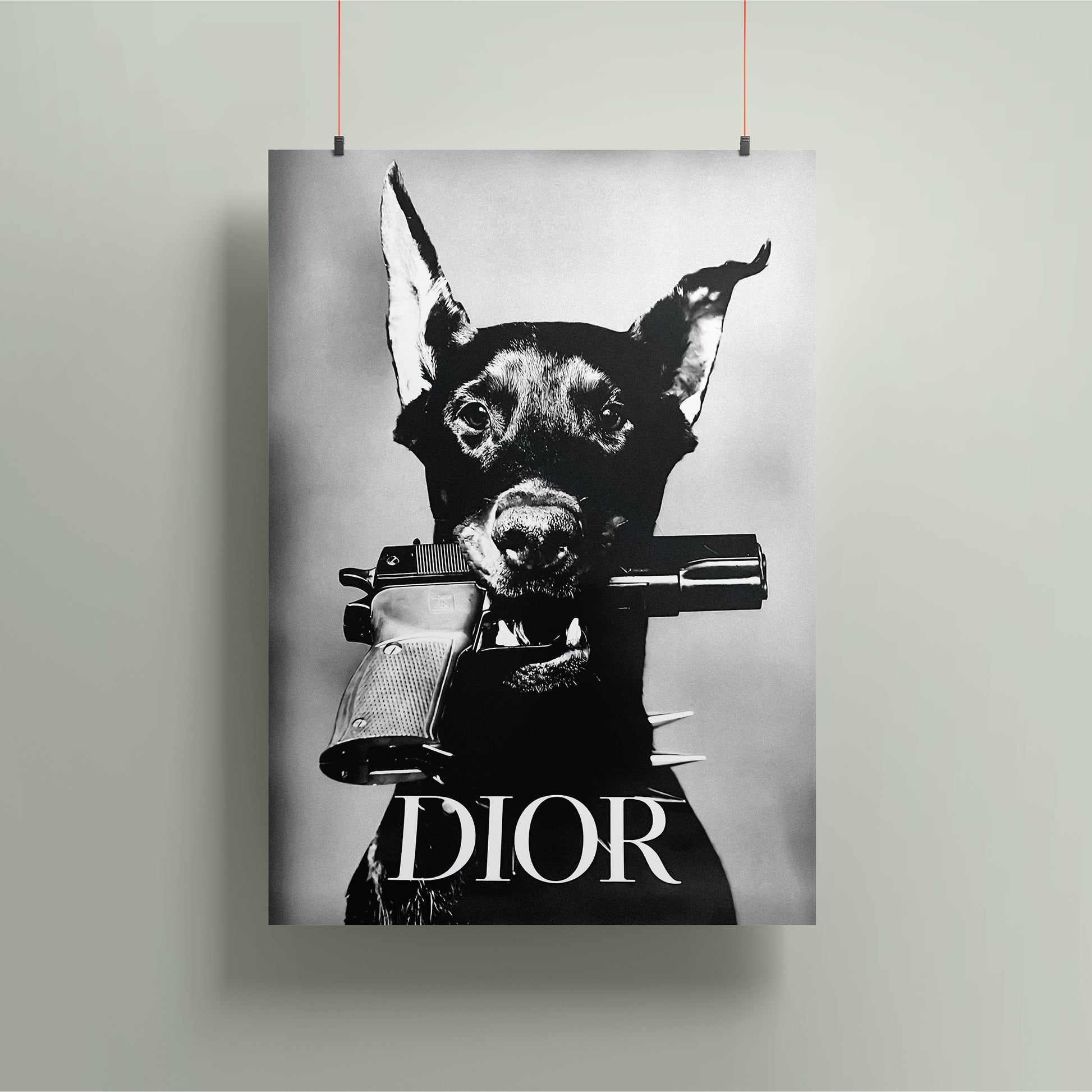 Dior Dog A3 Poster