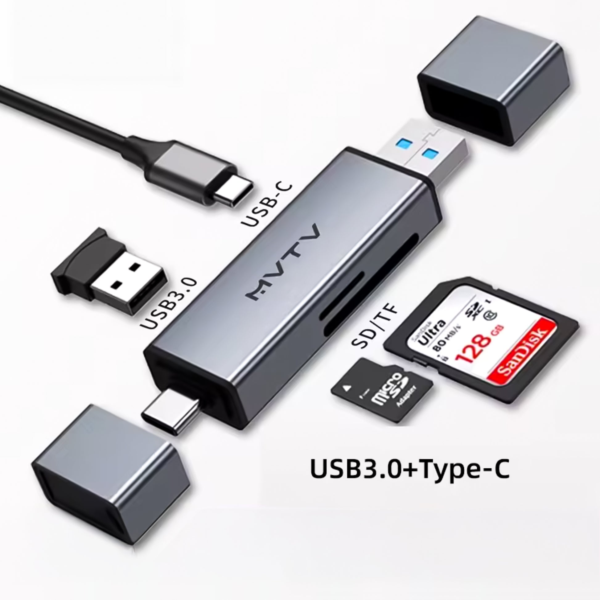 MVTV USB 3.0 + Type-C | SD Kart Okuyucu