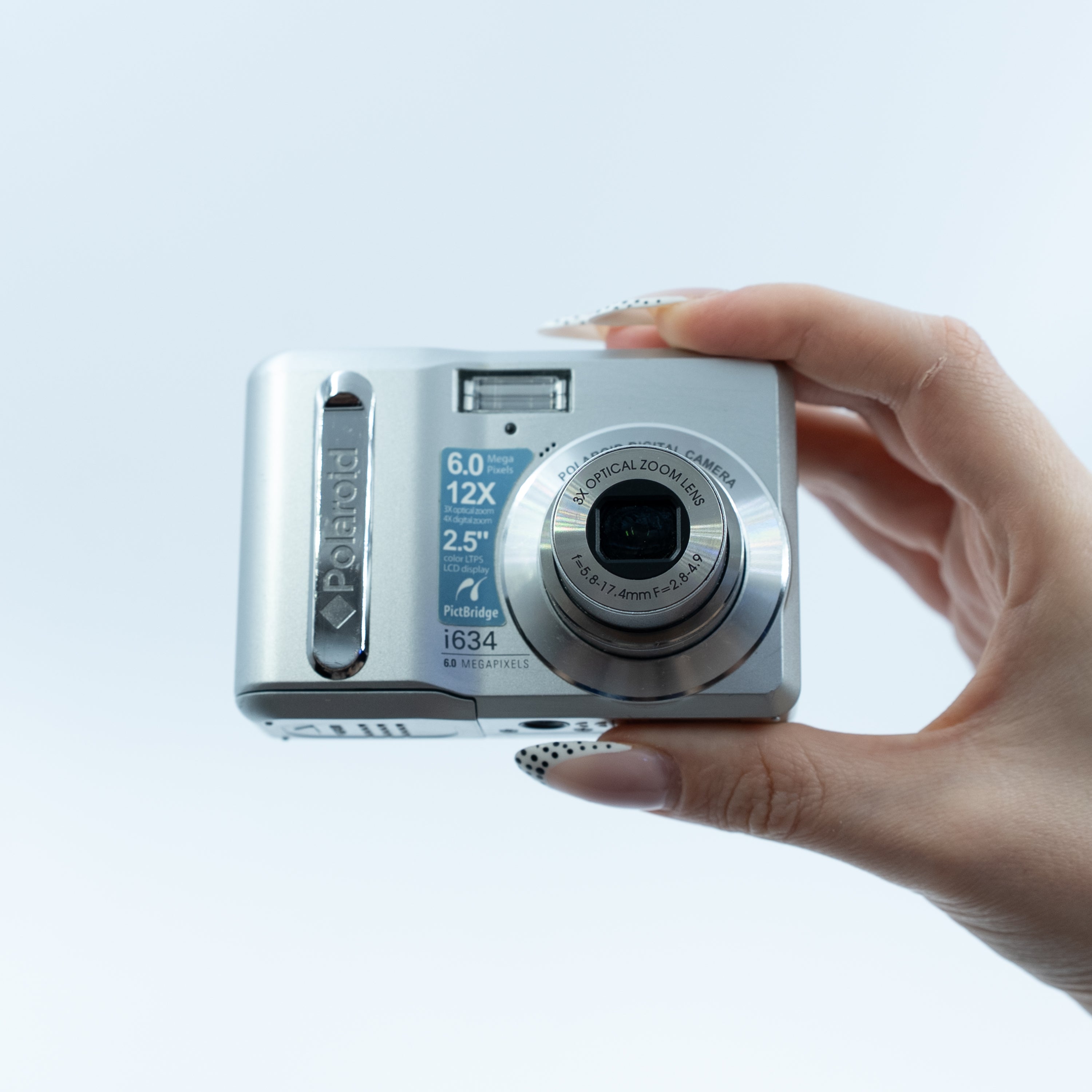Polaroid i634 üst görünüm | RetroCameraLand