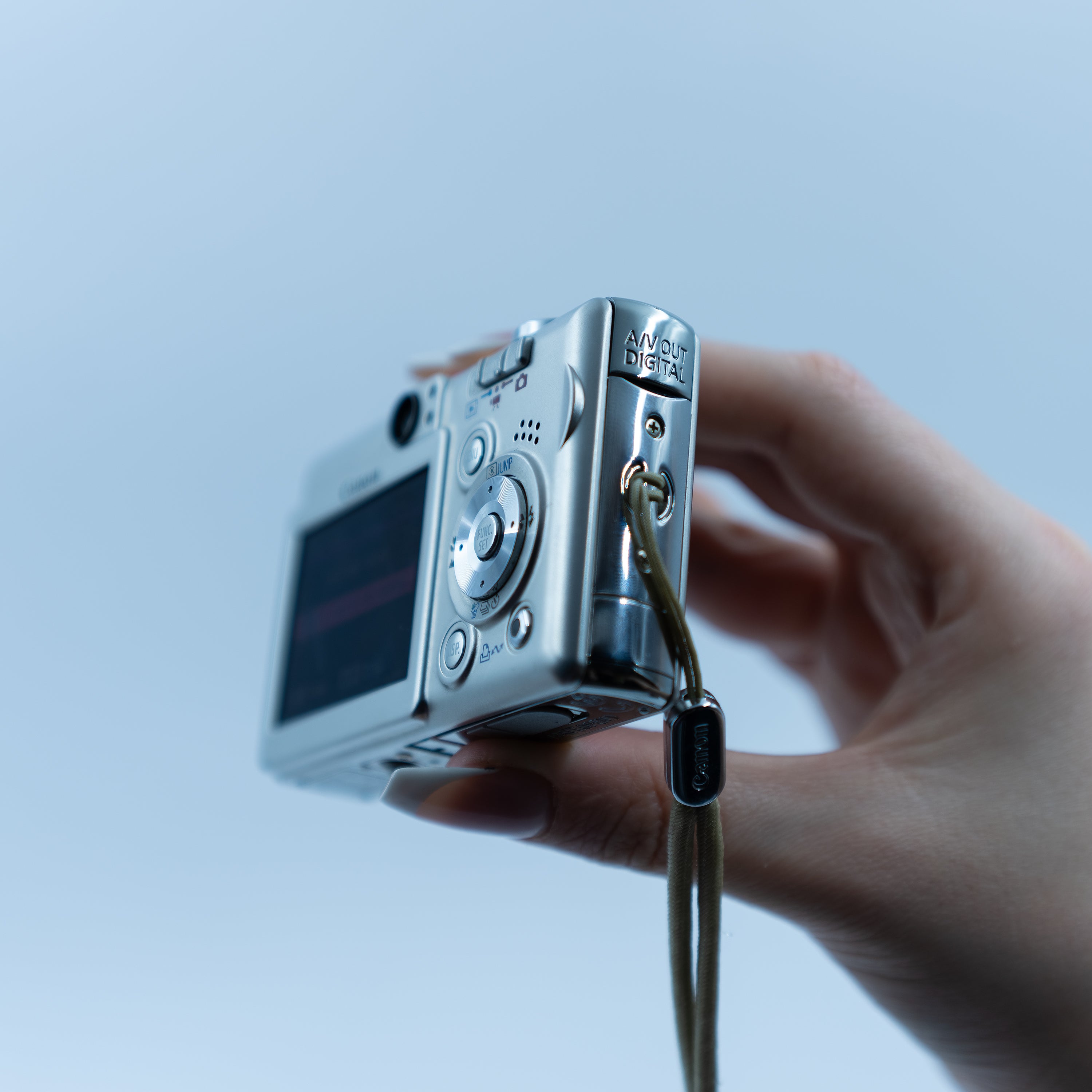 Canon PowerShot SD400 üst görünüm | RetroCameraLand