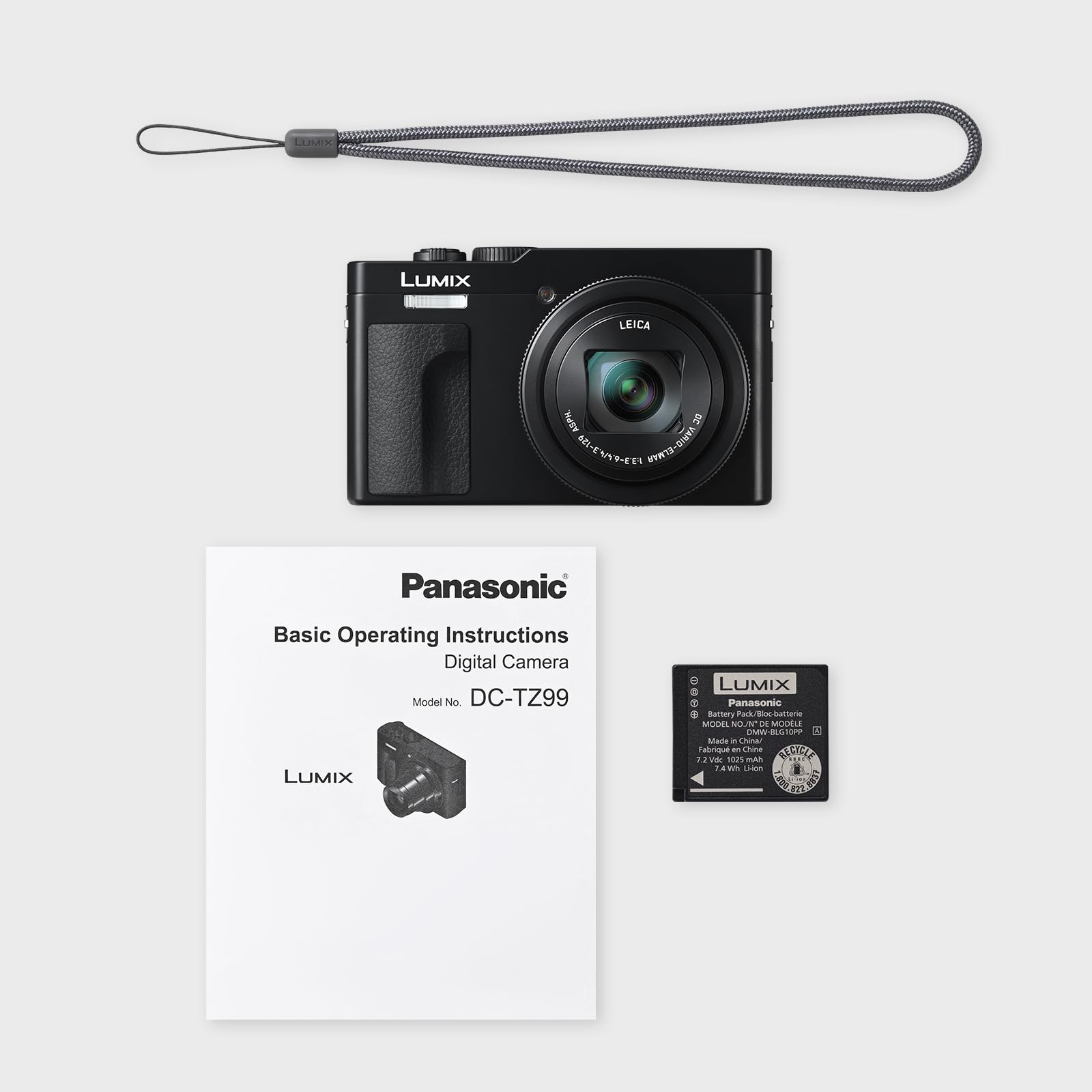 Panasonic LUMIX DC-TZ99 yan görünüm | RetroCameraLand