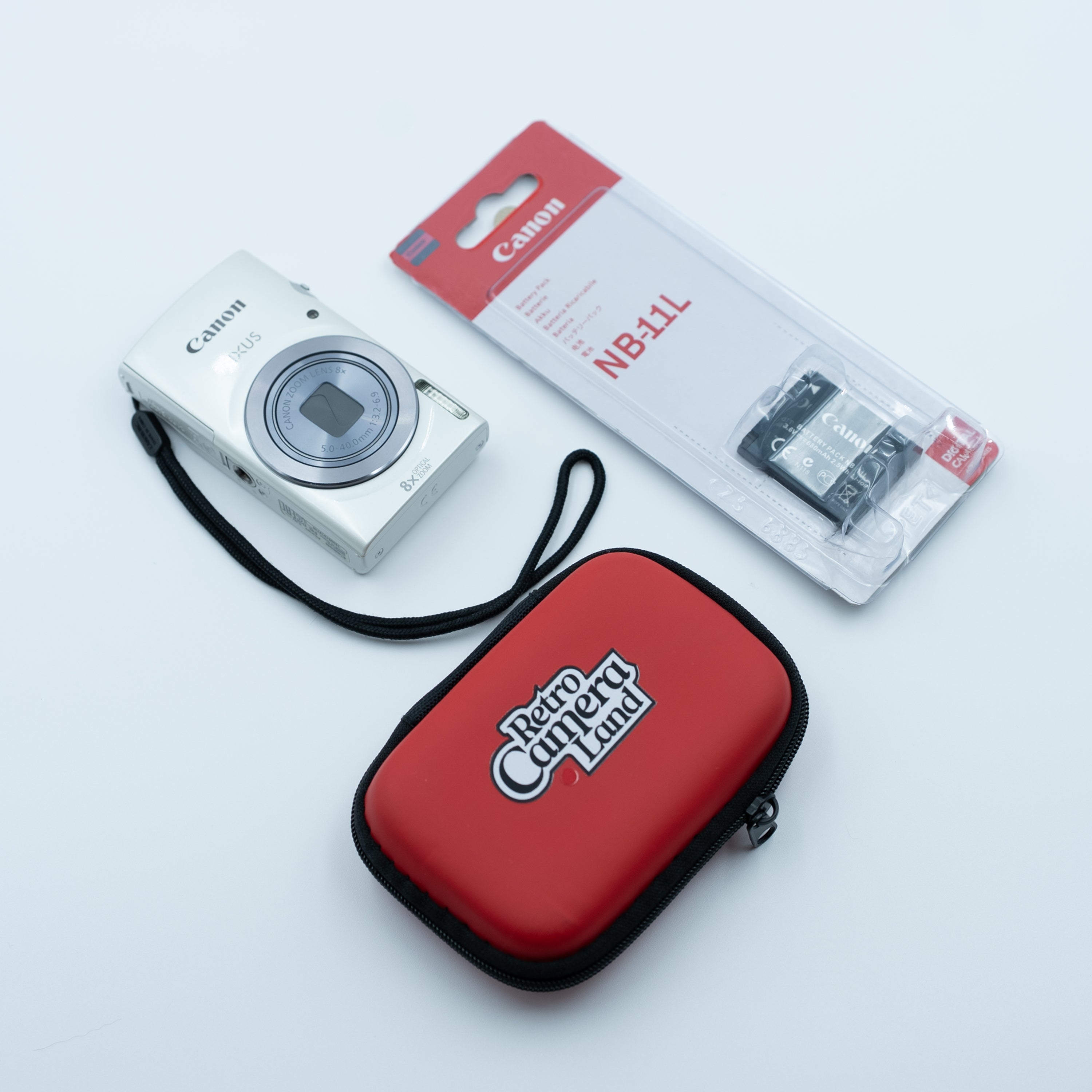 Canon IXUS 160 kutu içeriği | RetroCameraLand