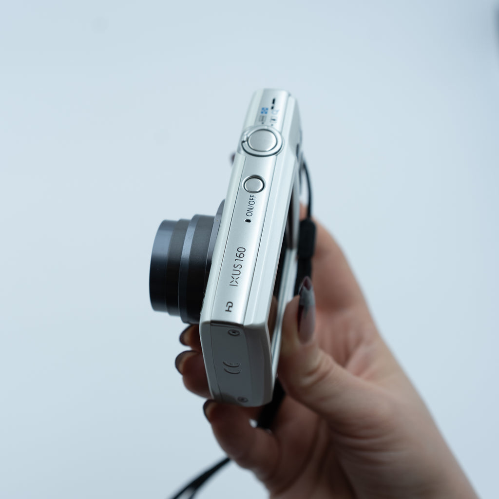 Canon IXUS 160 üst görünüm | RetroCameraLand
