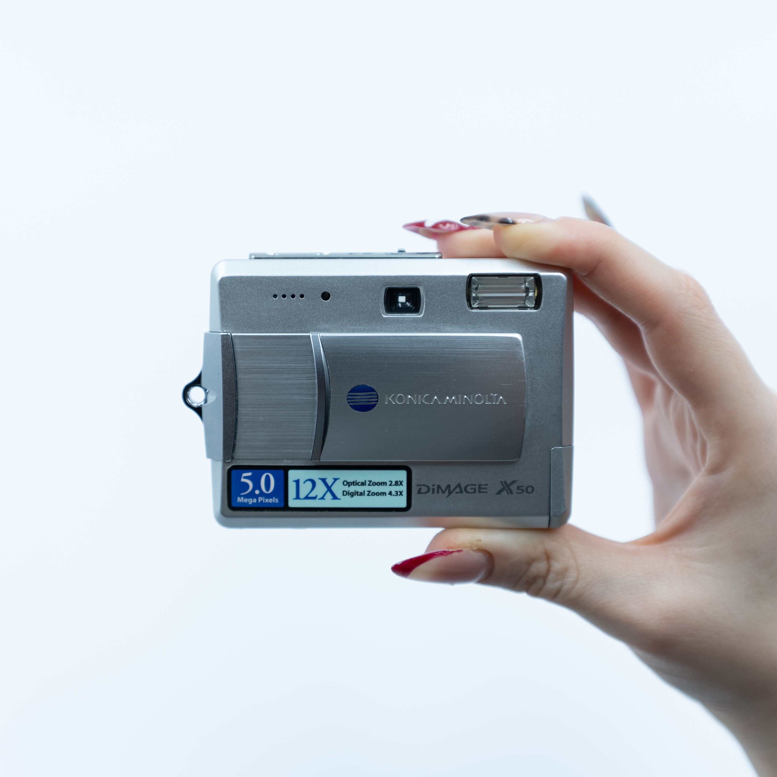☆動作OK Konica MINOLTA Dimage X50 箱バッテリー付き Konica Minolta DiMAGE X50 Retro Dijital Fotoğraf Makinesi – Retro