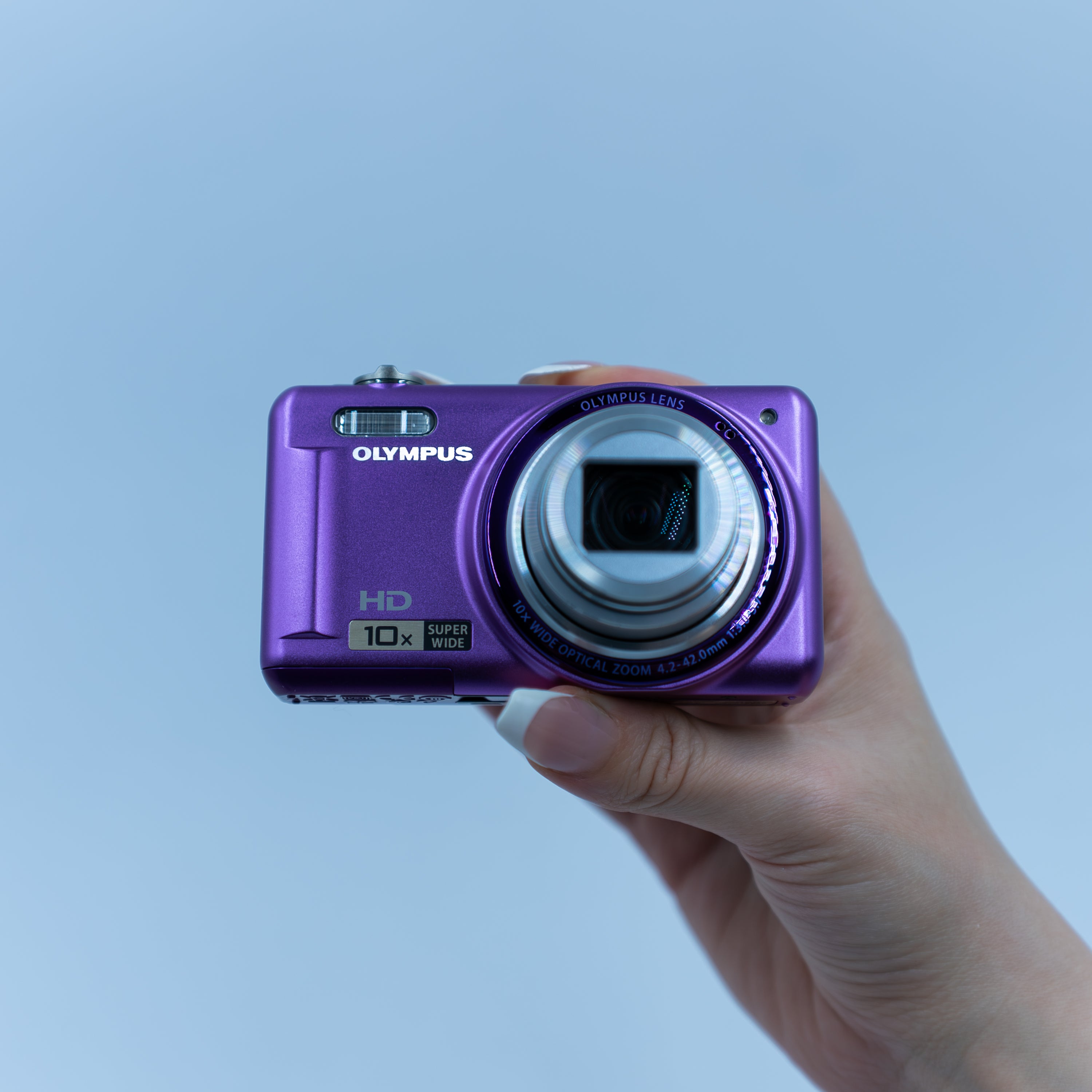 Olympus VR-310 yan görünüm | RetroCameraLand