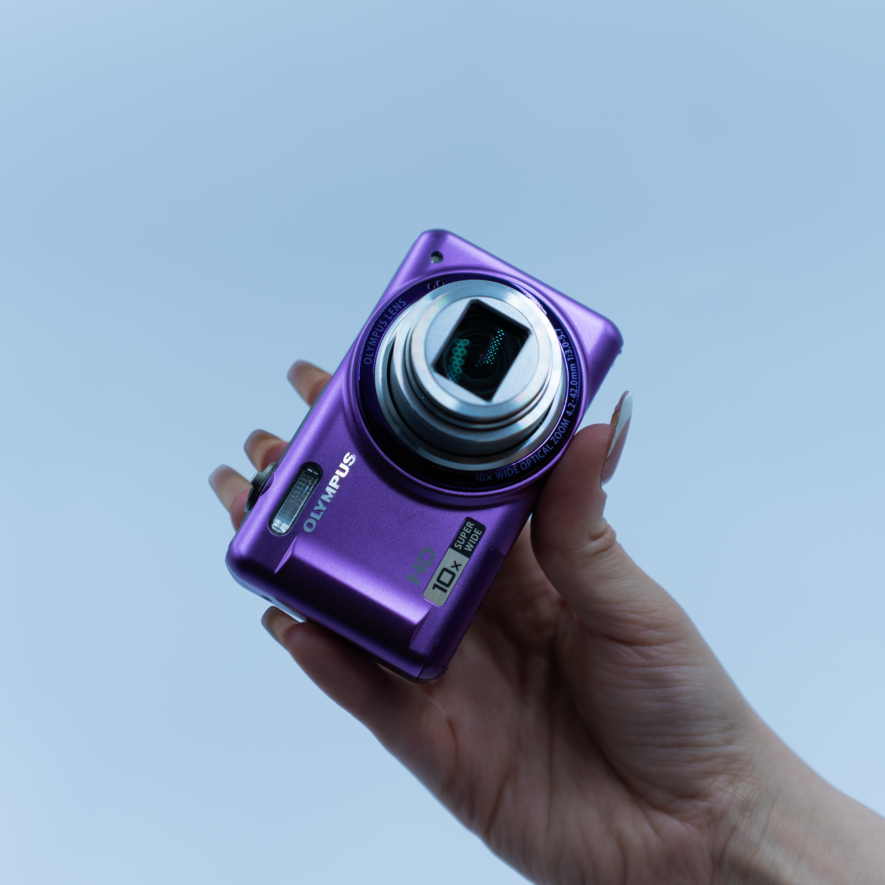 Olympus VR-310 arka görünüm | RetroCameraLand