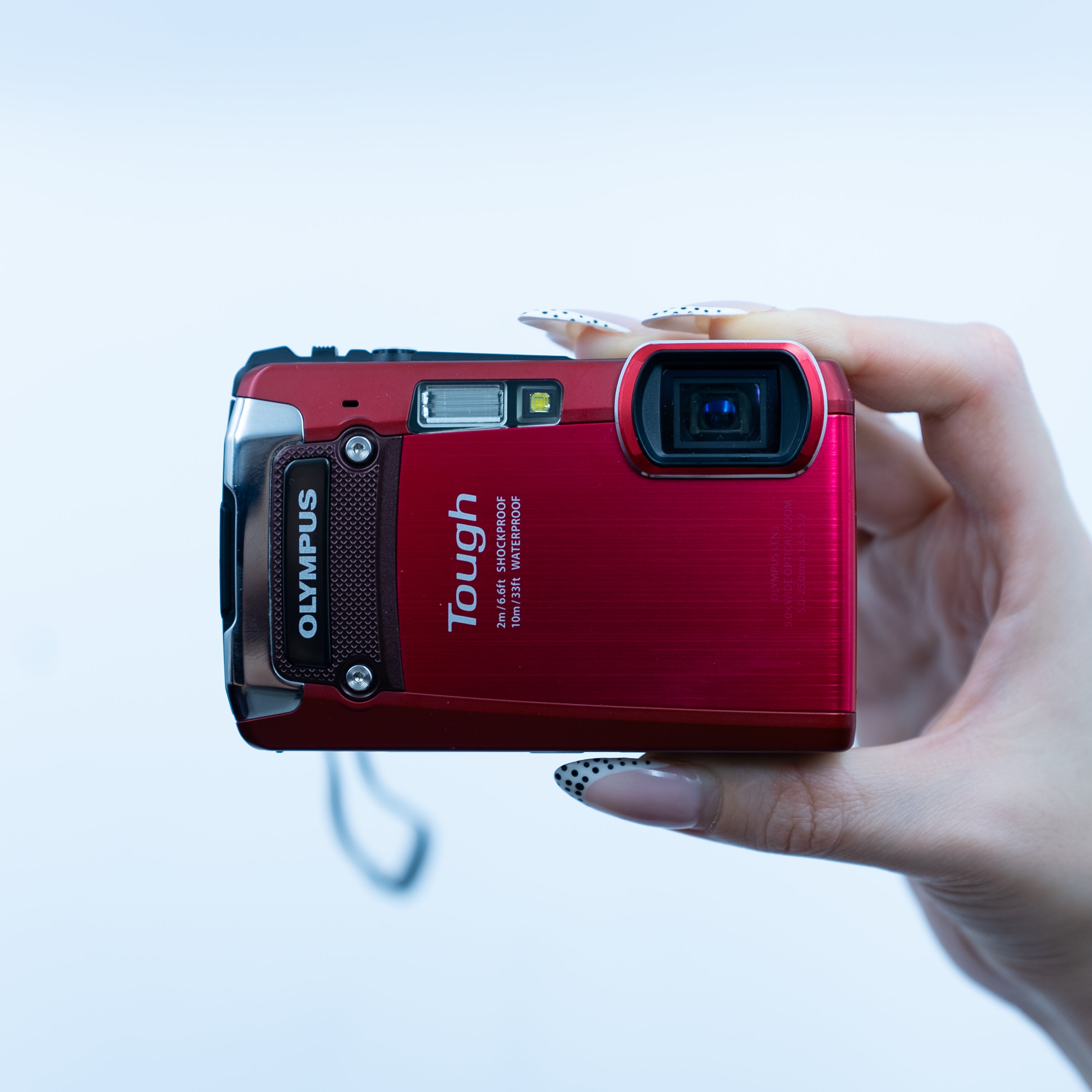 Olympus Tough TG-820 Waterproof ekran detayı | RetroCameraLand