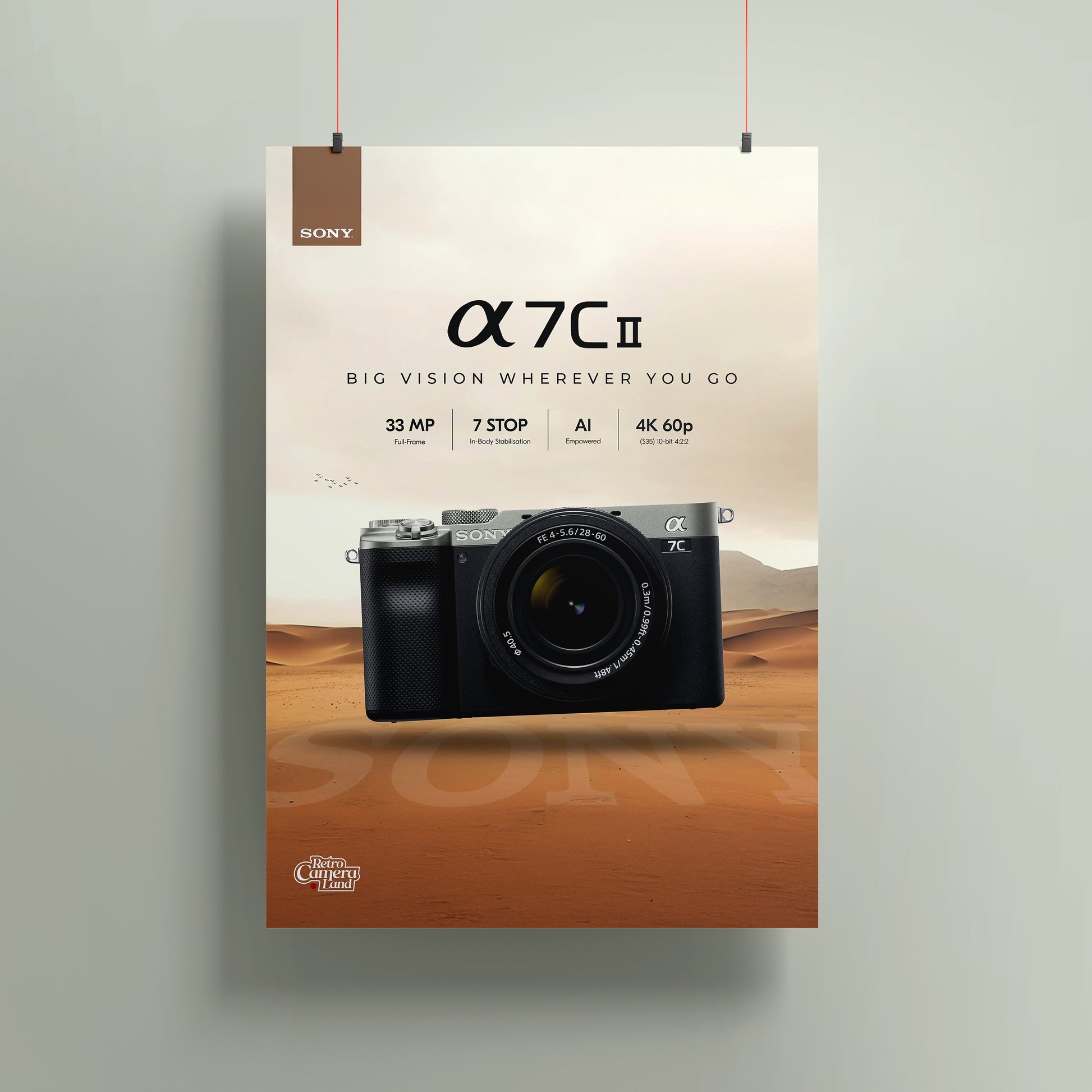 Sony A7CII A3 Poster