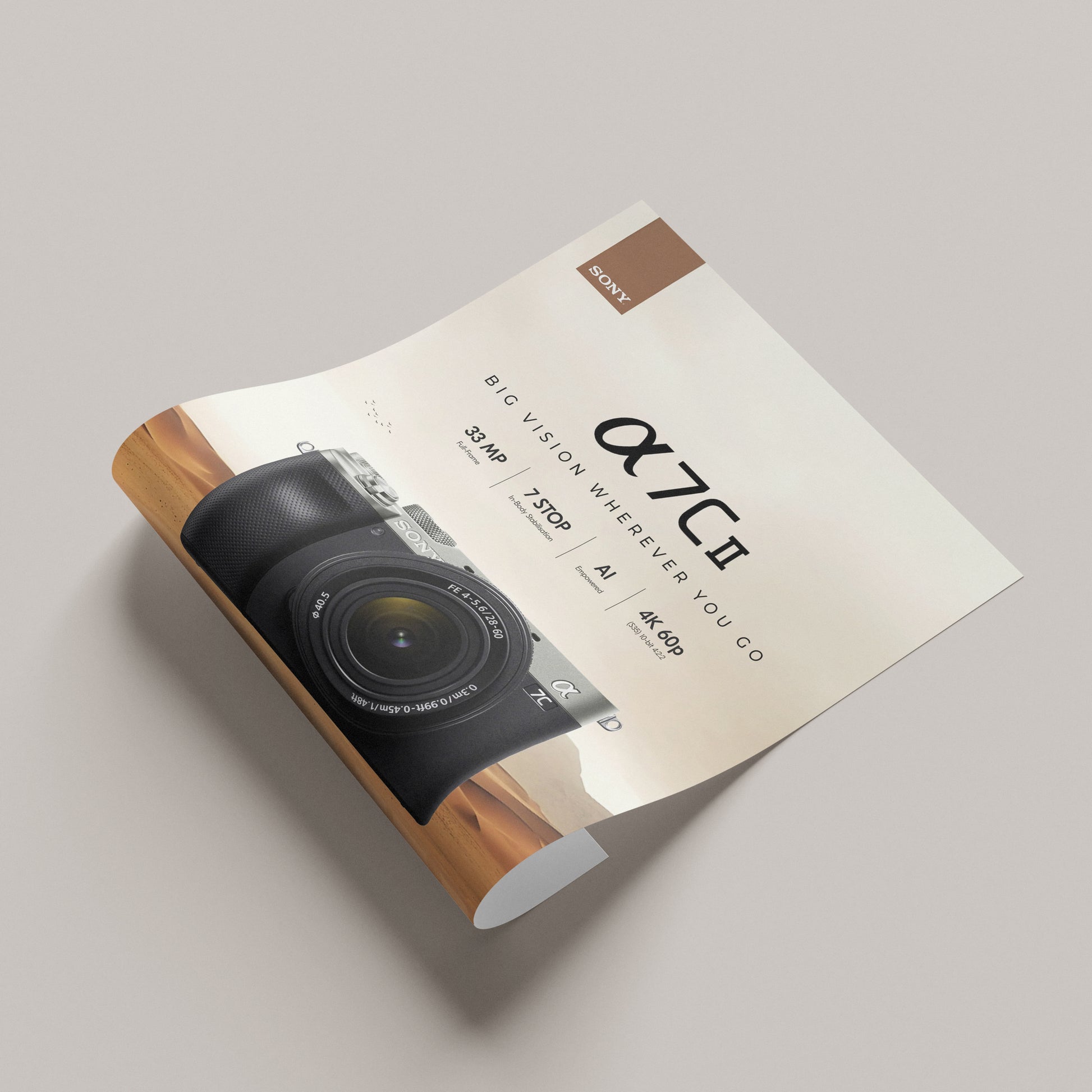 Sony A7CII A3 Poster