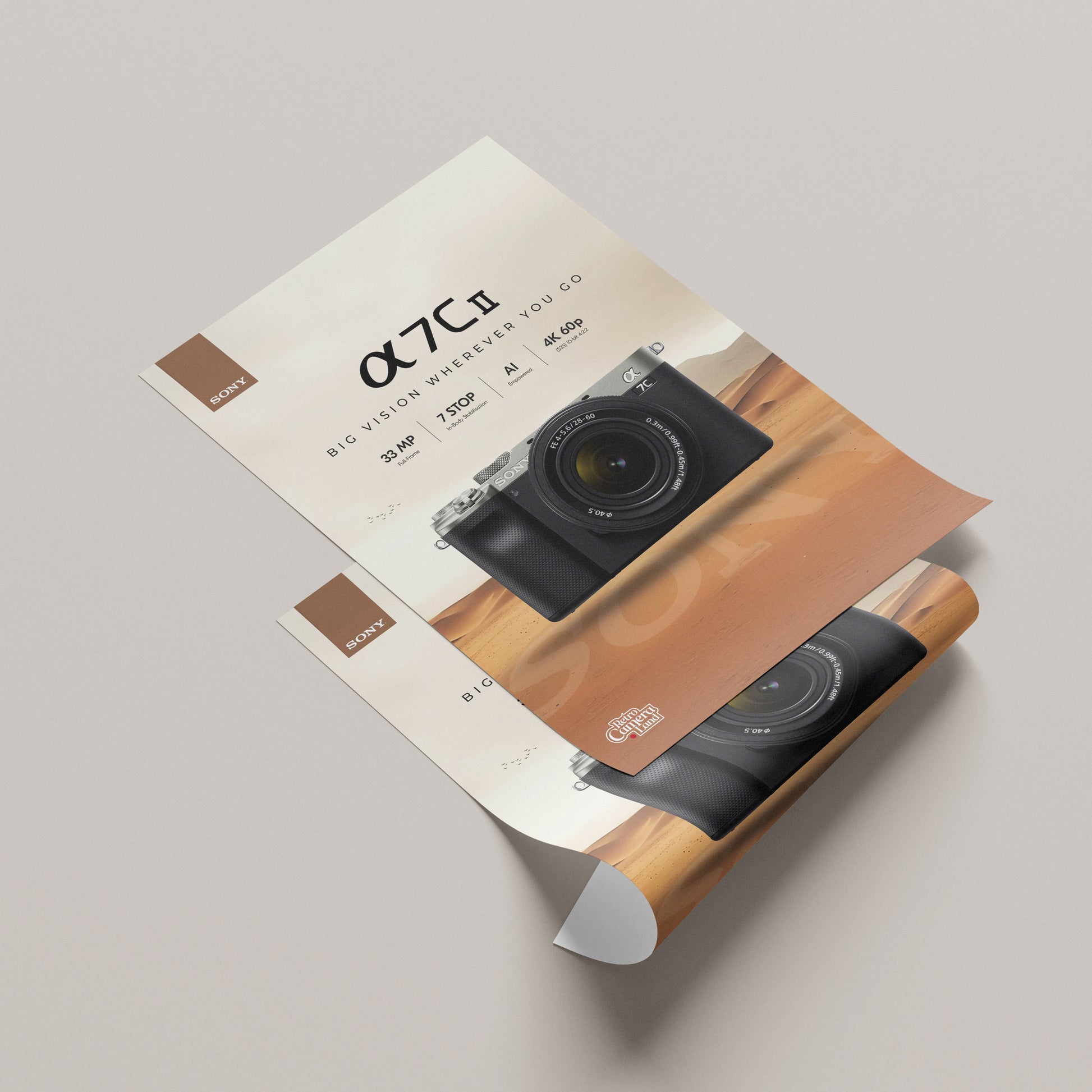 Sony A7CII A3 Poster