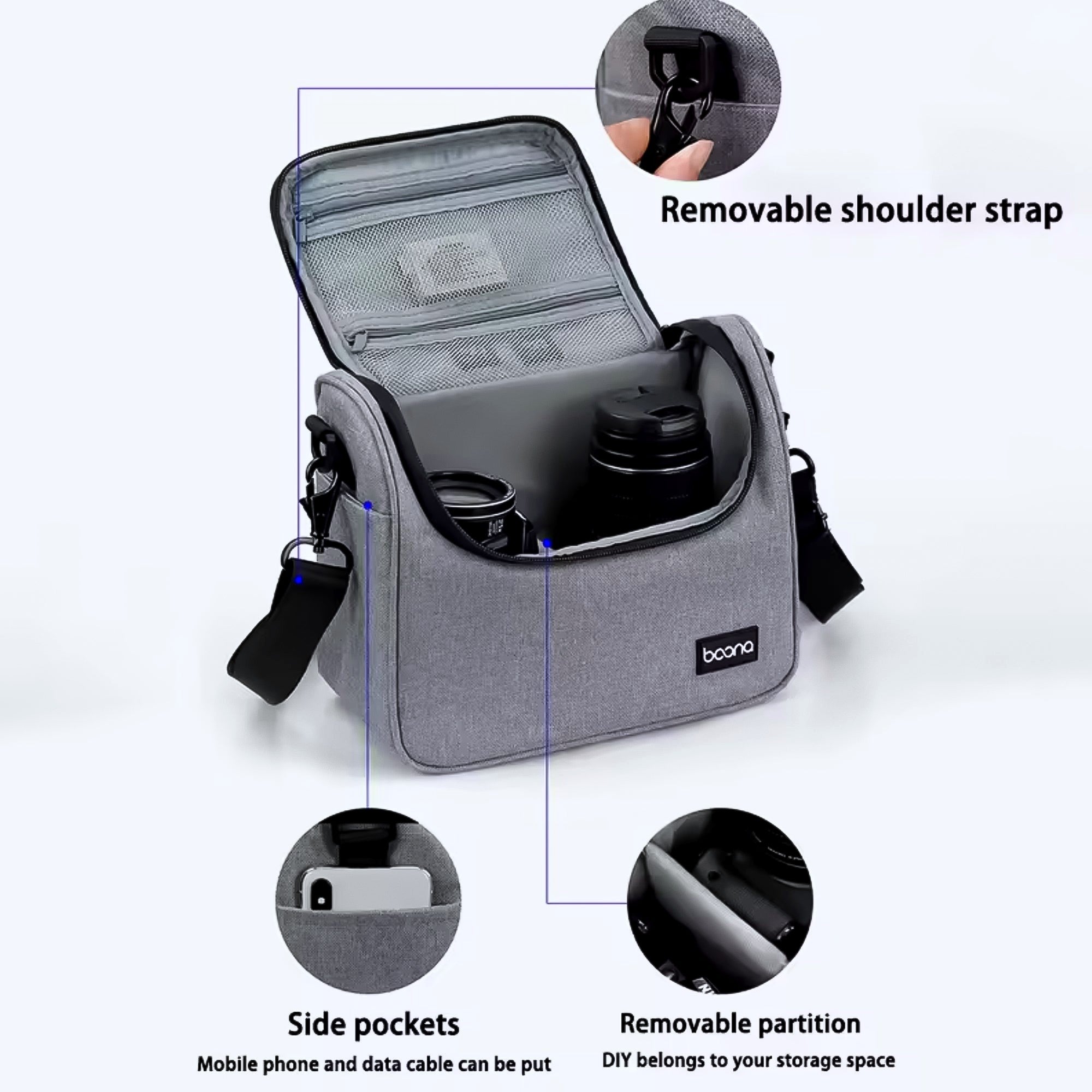 Boona Profesyonel Kamera Çantası 'Waterproof'