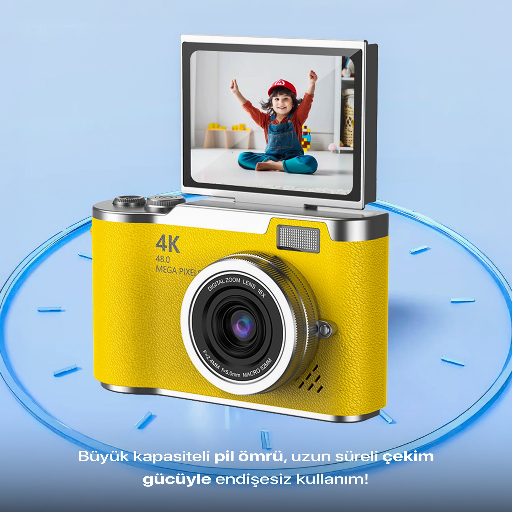 PixiCam 4K Dijital Çocuk Kamera