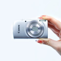 Canon IXUS 185 Gümüş - ön görünüm