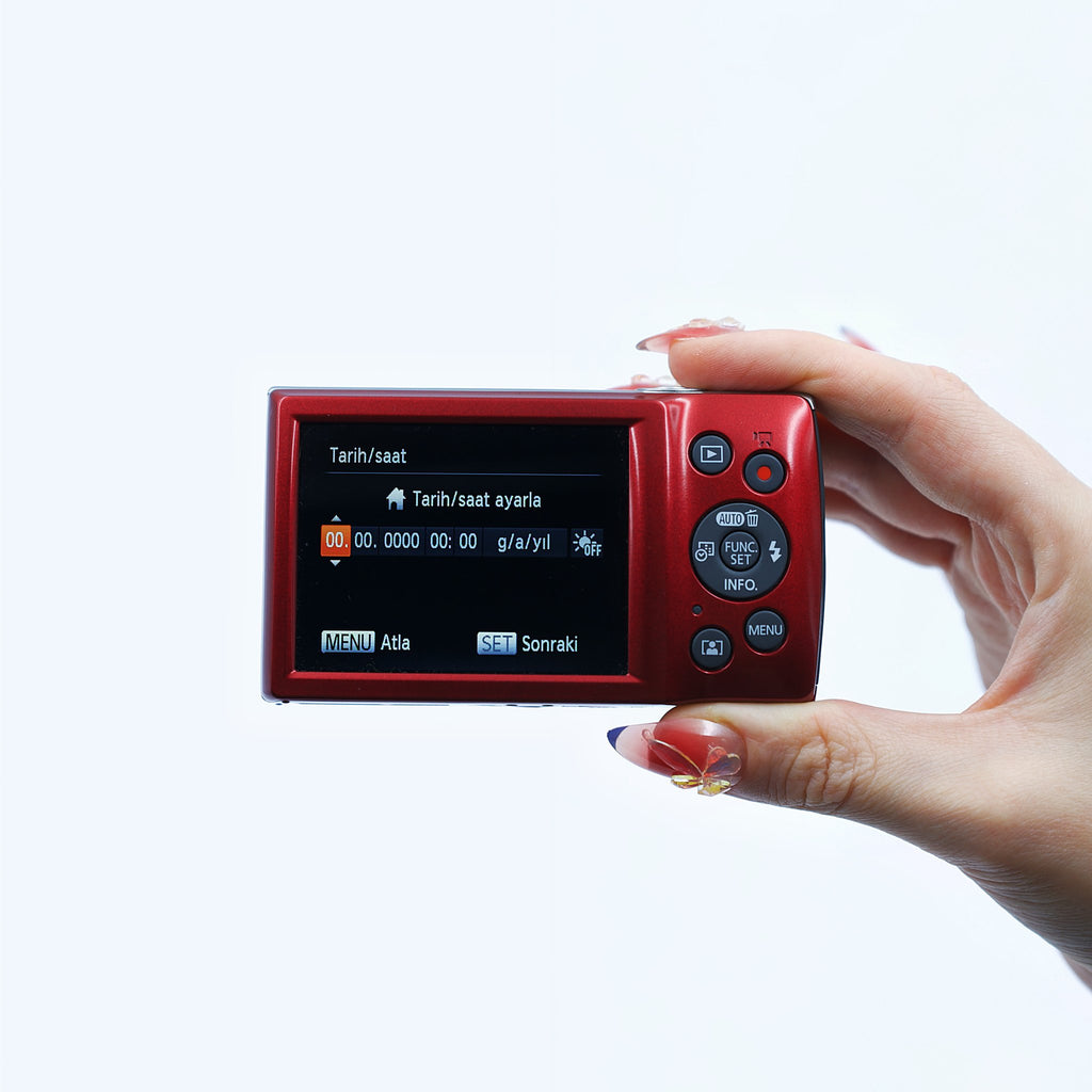 Canon IXUS 185 Kırmızı - görsel 6