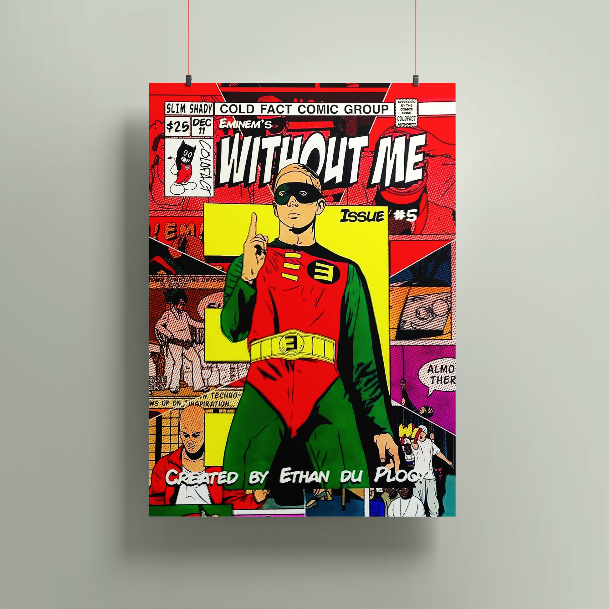Eminem Without Me Cover A3 Poster