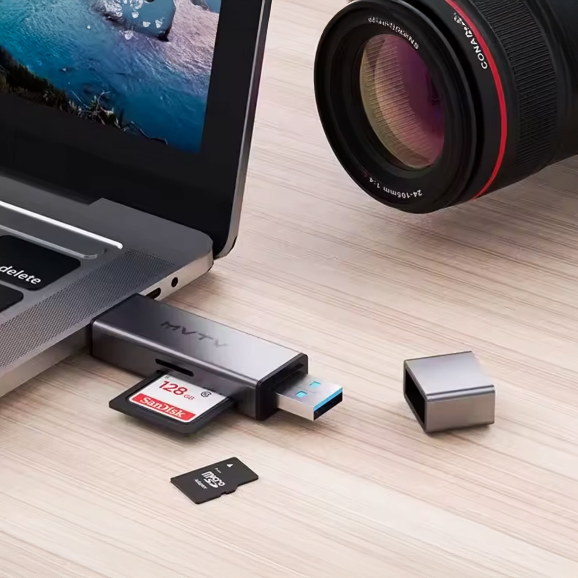 MVTV USB 3.0 + Type-C | SD Kart Okuyucu