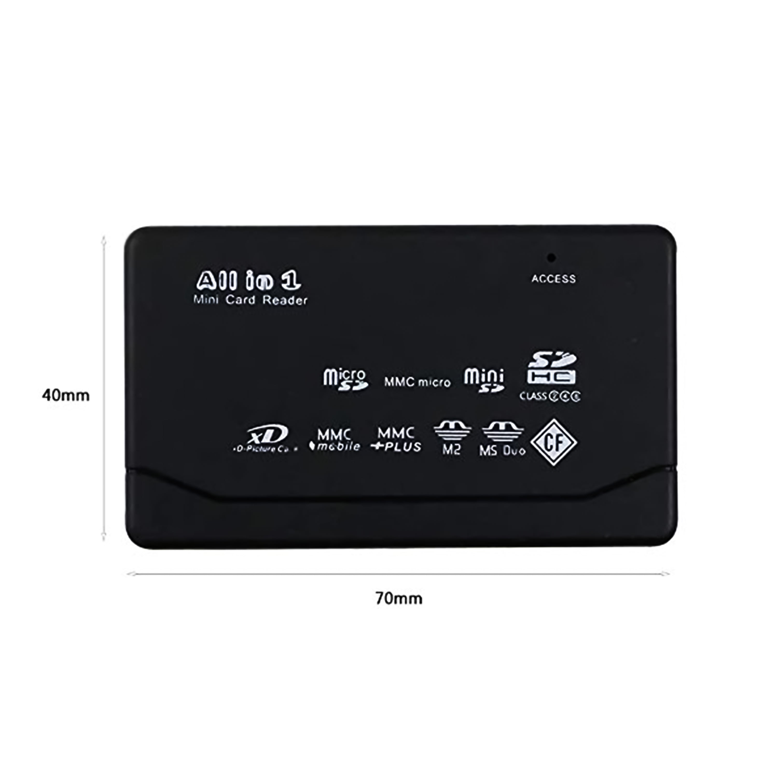 Y2K Digicam Photo/Video Transmitter - All-in-One Card Reader with xD, CF, SD, and MS Support 