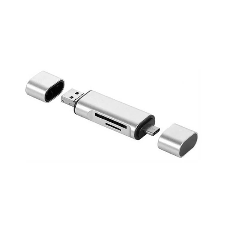 Type-C ve USB 2.0 SD-MicroSD TF Kart Okuyucu