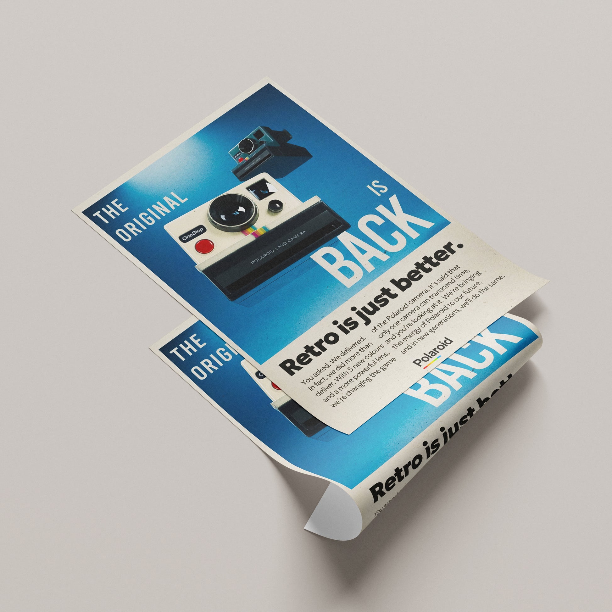 Polaroid Camera A3 Poster