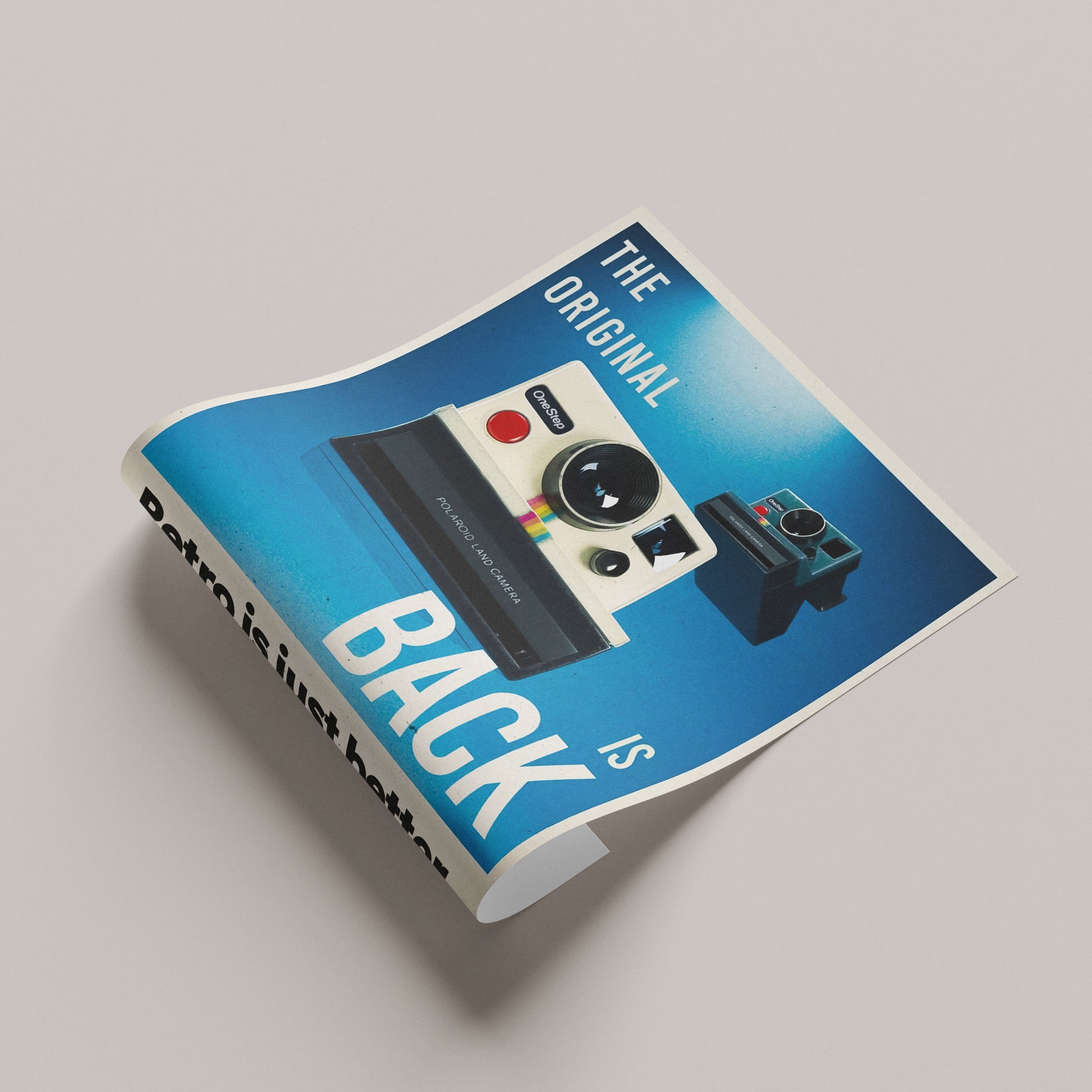 Polaroid Camera A3 Poster