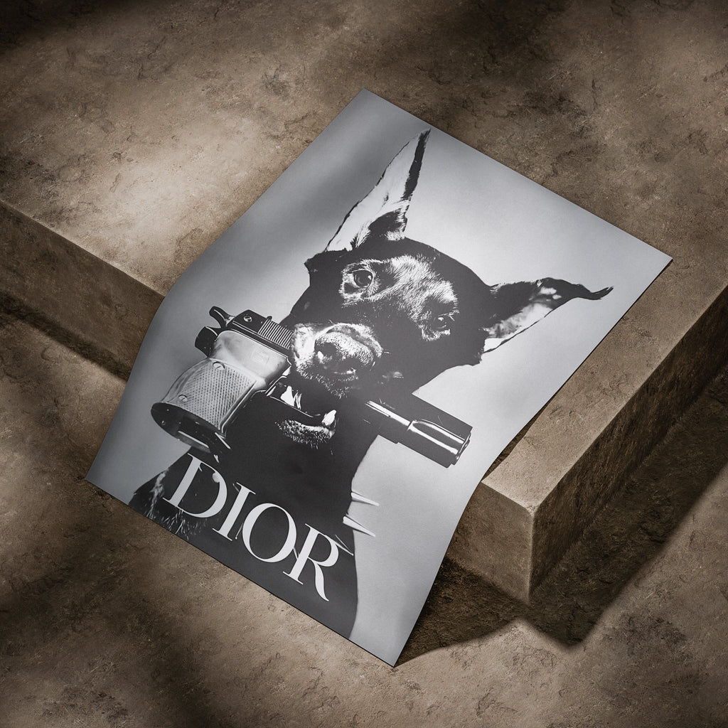 Dior Dog A3 Poster
