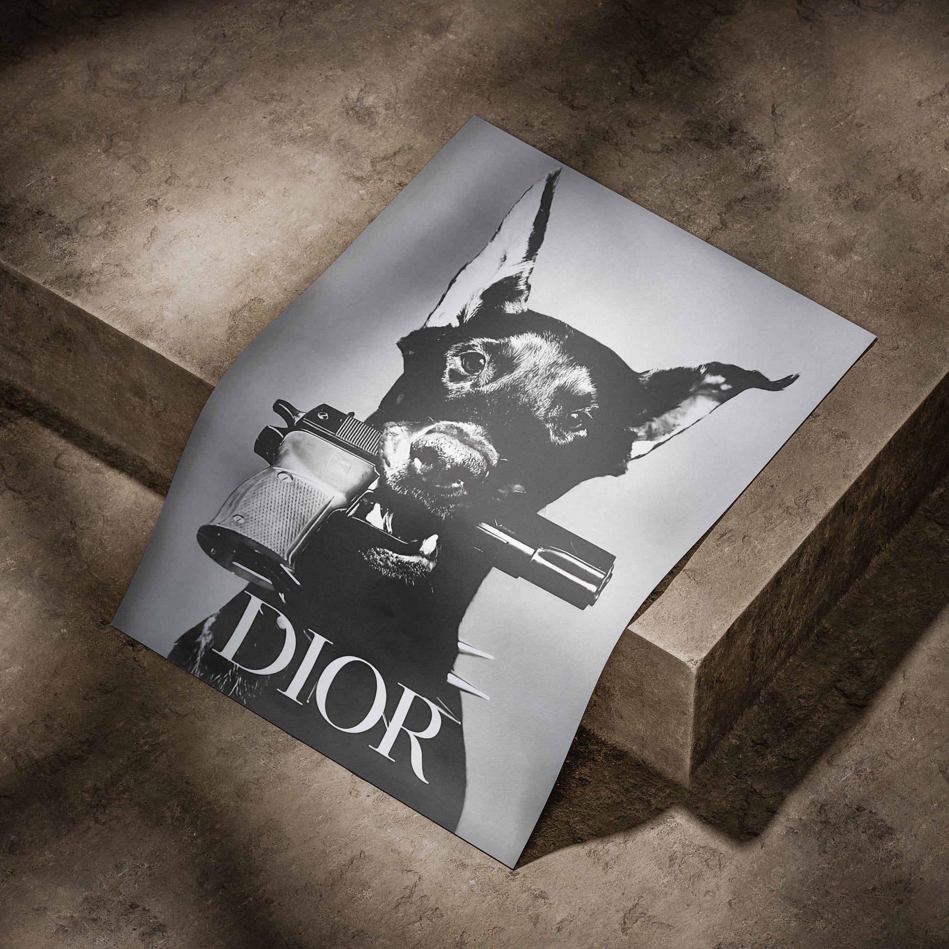 Dior Dog A3 Poster
