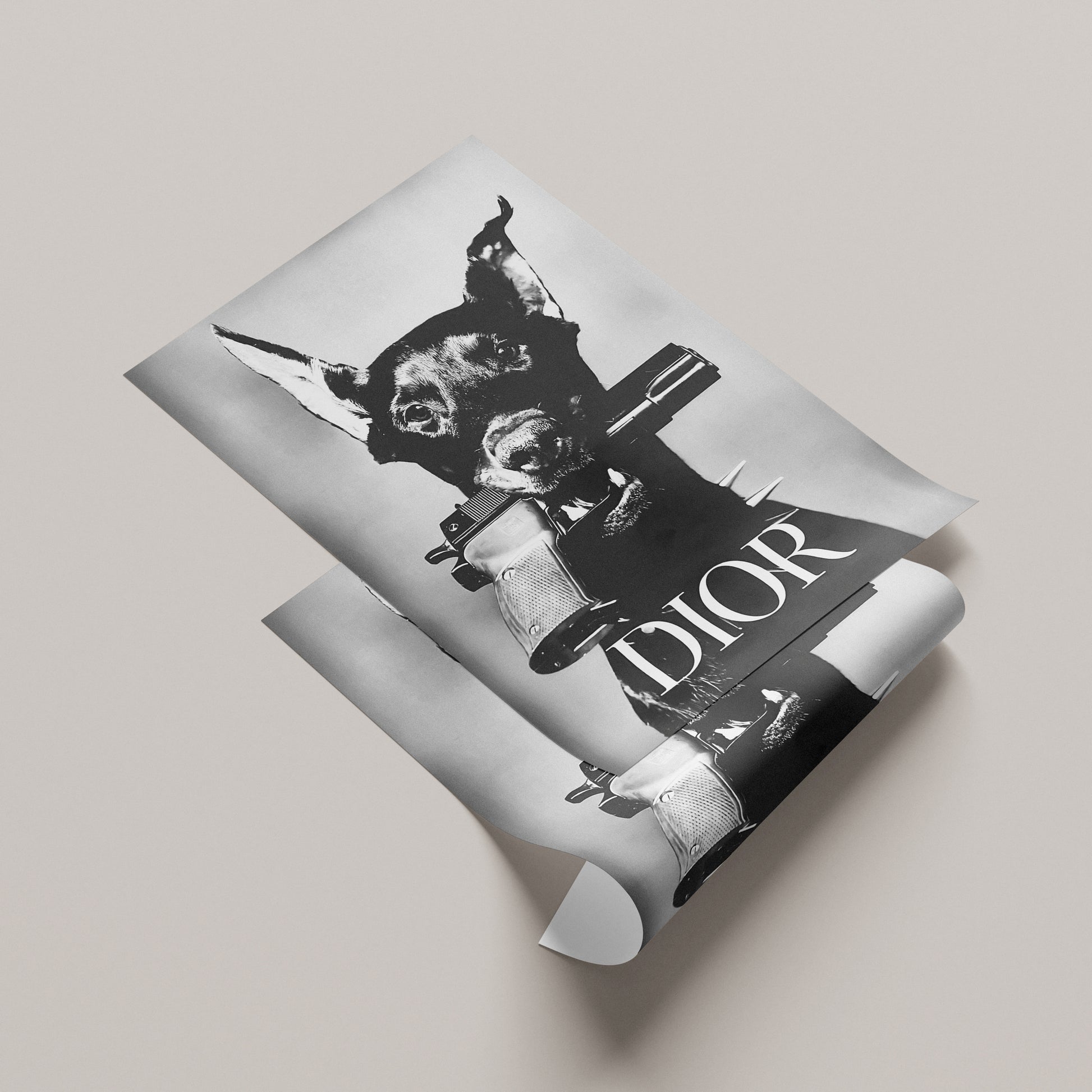 Dior Dog A3 Poster
