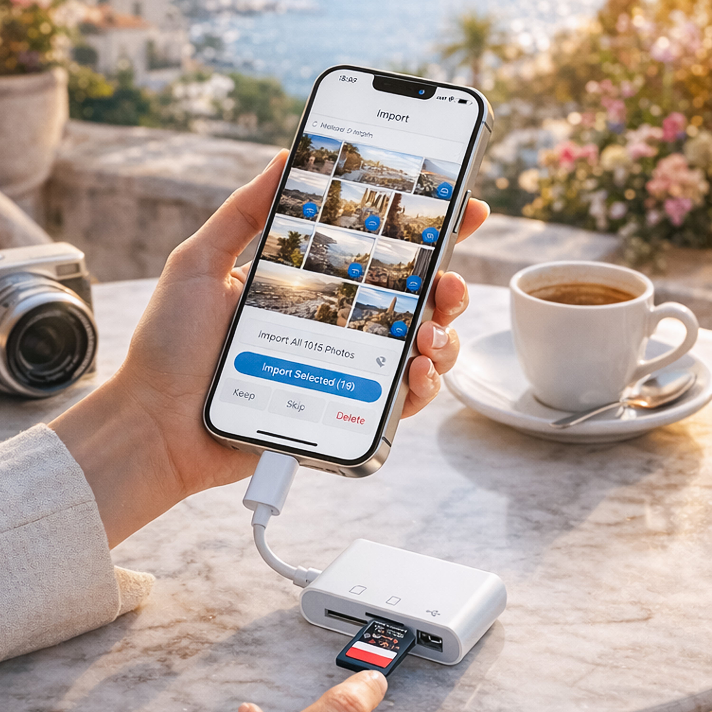 USB-C 3-in-1 Card Reader — SD / MicroSD / USB